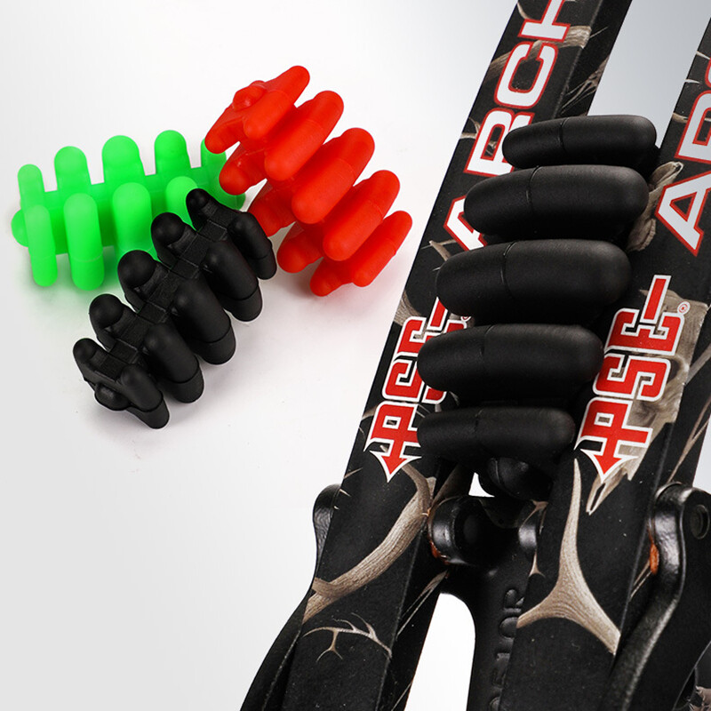 2pcs Shock Absorber Archery Compound Bow Stabilizer Silencer Limbs Dampener