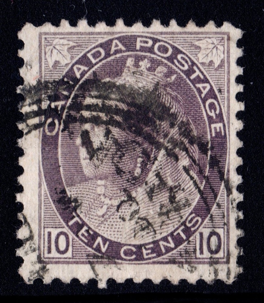 #83 Numeral 10c Canada used