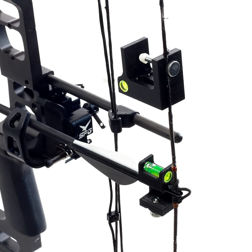 SOPOGER Archery Multifunctional Bow Level Tuning and Mounting String 3D Black