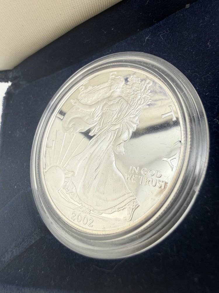 2022 - PROOF SILVER EAGLE - 1 ounce SILVER - WEST POINT Mint - w BOX & COA