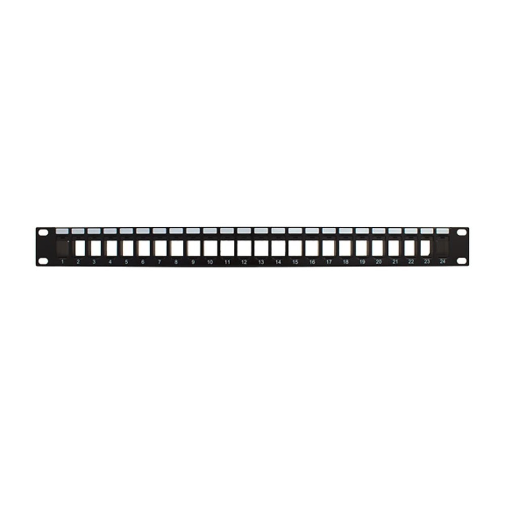 Vertical Cable 24 Port Blank Patch Panel - 1U