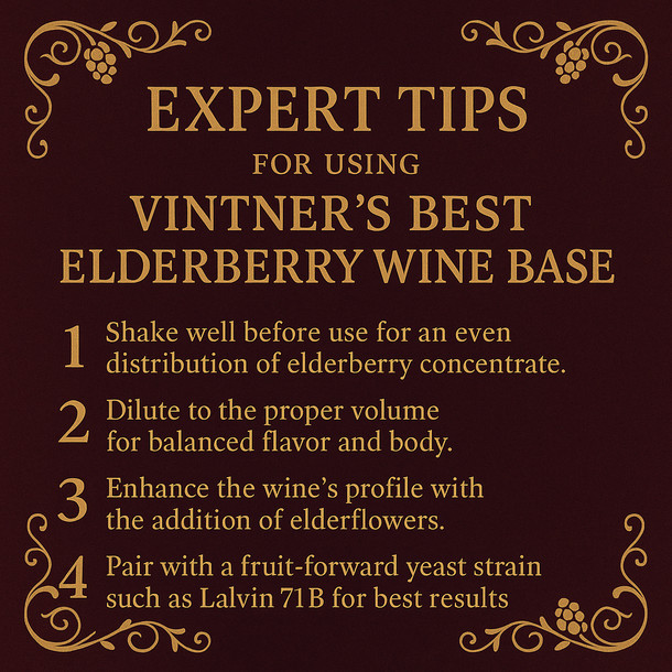 LD Carlson Vintner's Best Elderberry Fruit Wine Base