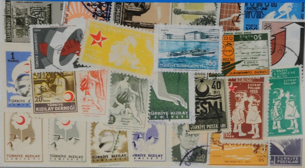 Turkey 25 Stamps (Large format) (L319)
