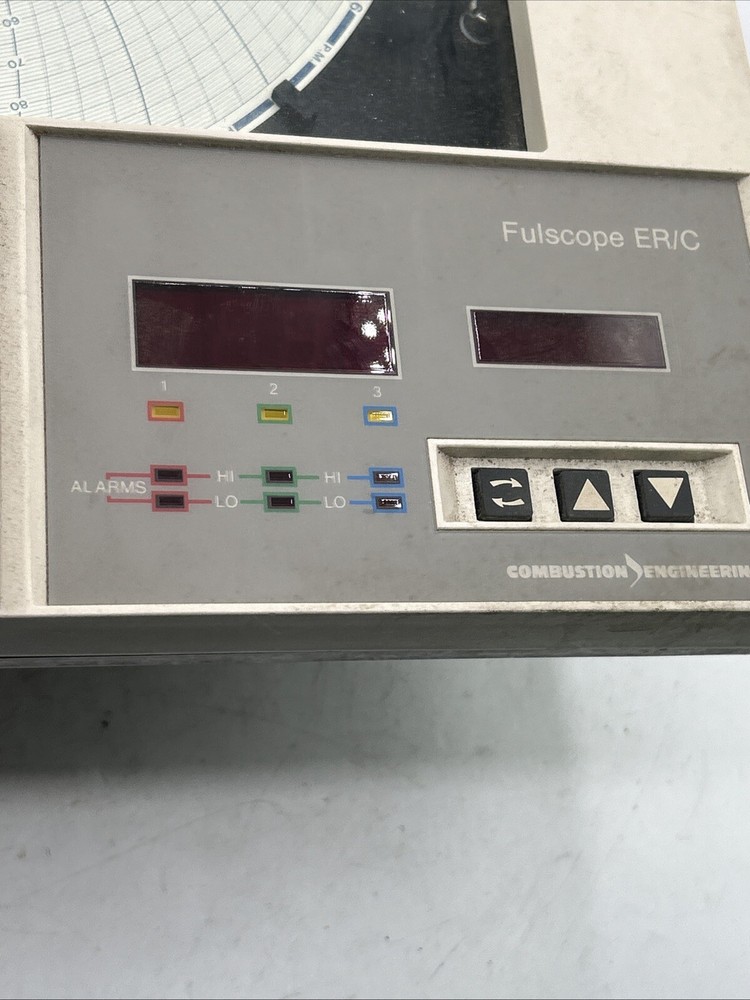 Taylor Combustion Engineering Chart Recorder ER/C Fulscope 500P1225-1 See Pics