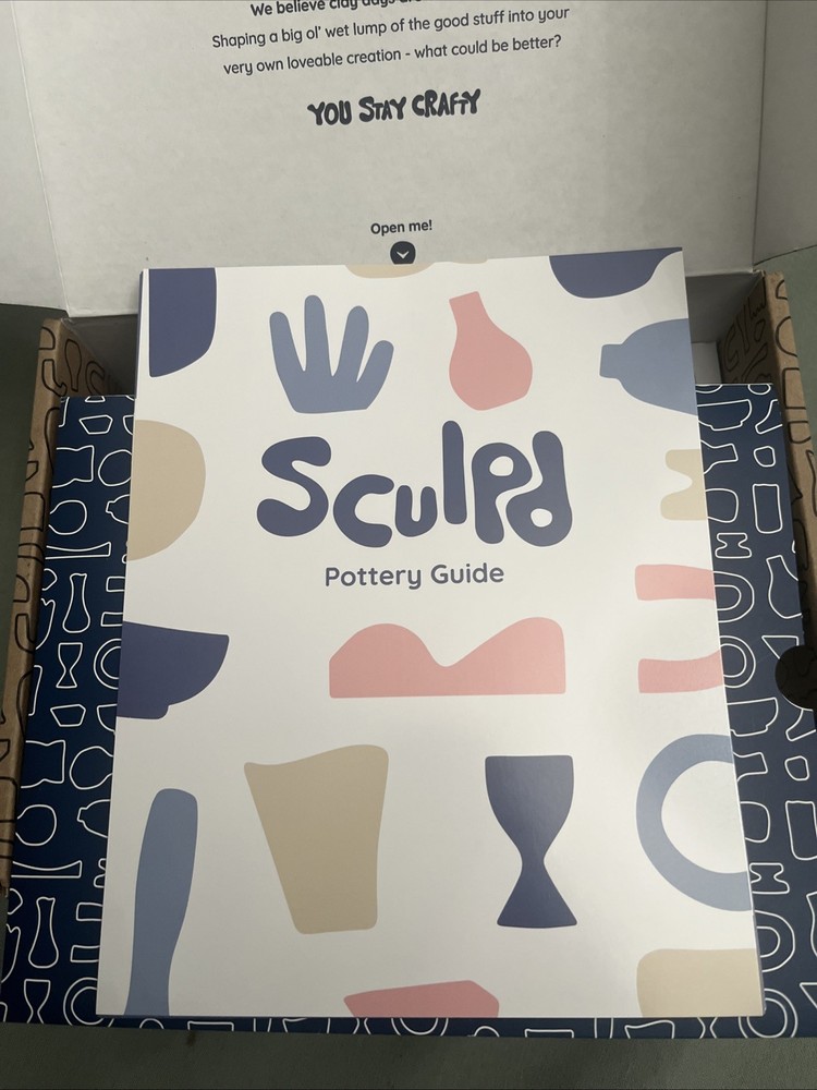 NEW Sculpd Pottery Kit and Extra Earth Tones Paint kit