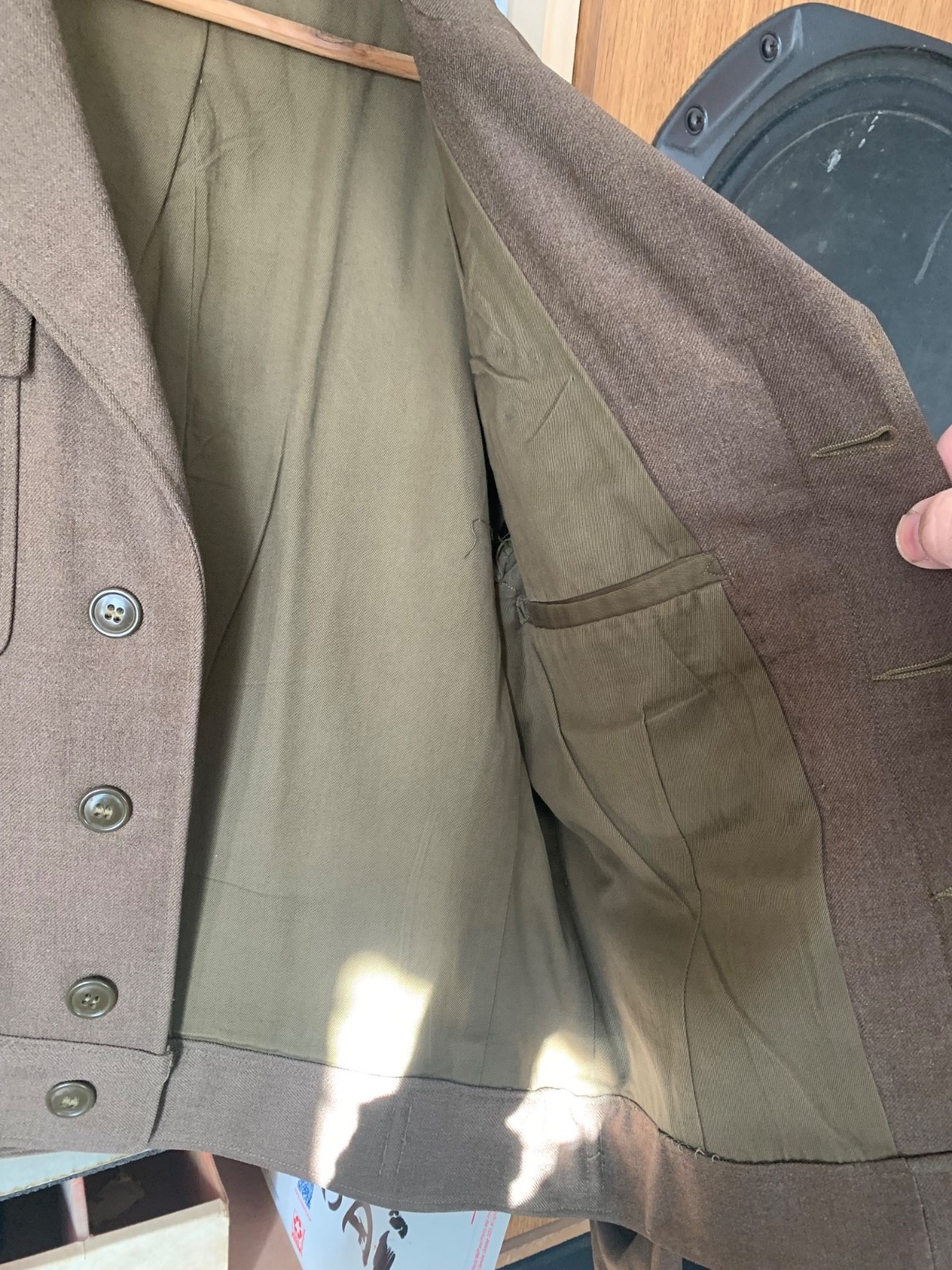 WW2 US ARMY IKE JACKET 2ND ARMORED DIVISION HELL ON WHEELS