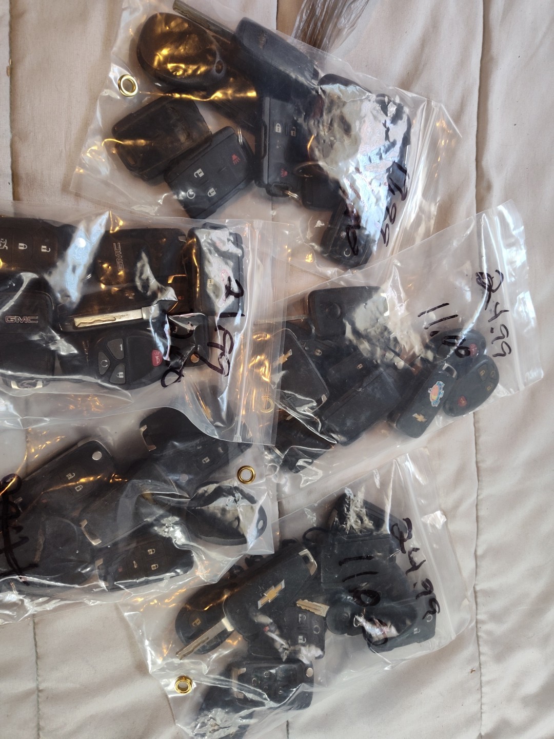 Large Lot (Approx50) Chevy GM Key Fobs