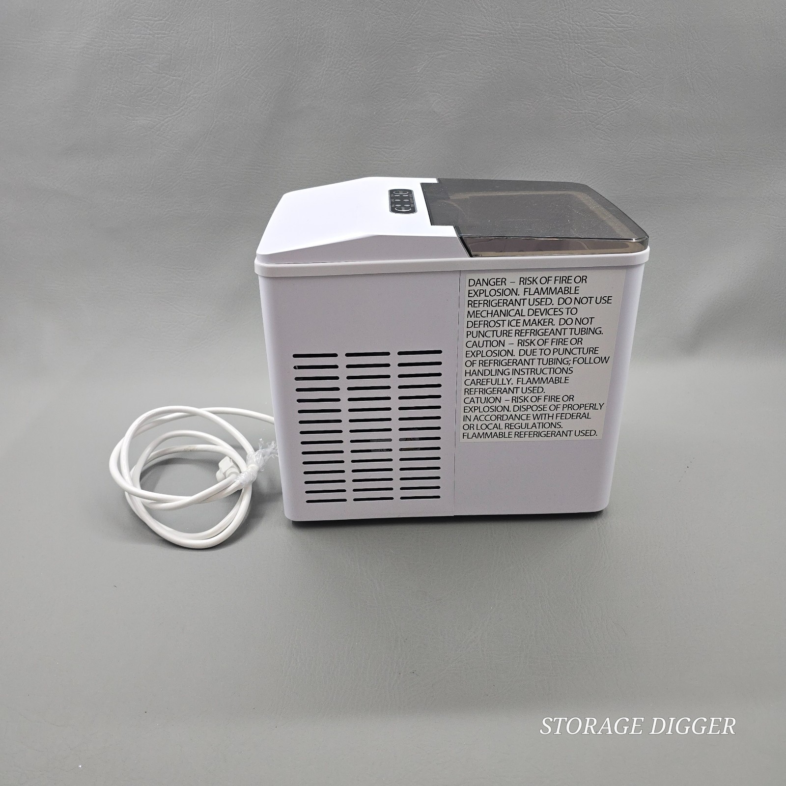 2024 Ambiano 26 lb. Countertop Ice Maker, Model GT-EWM-04-US, Made in China