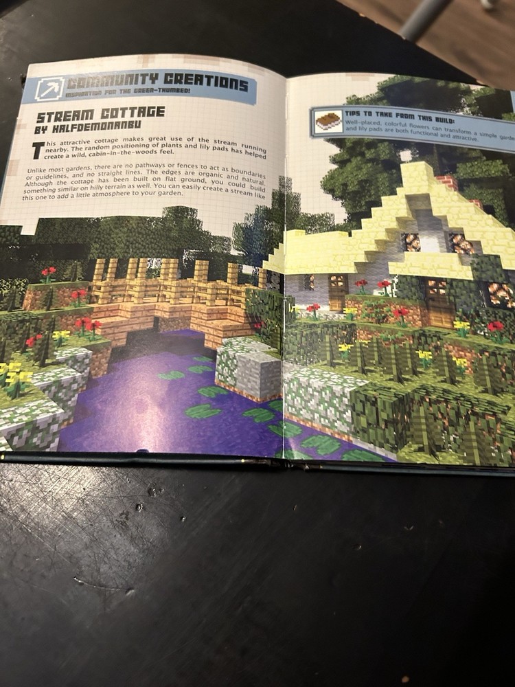 Scholastic Minecraft Illustrated Construction Handbook Official Strategy Guide