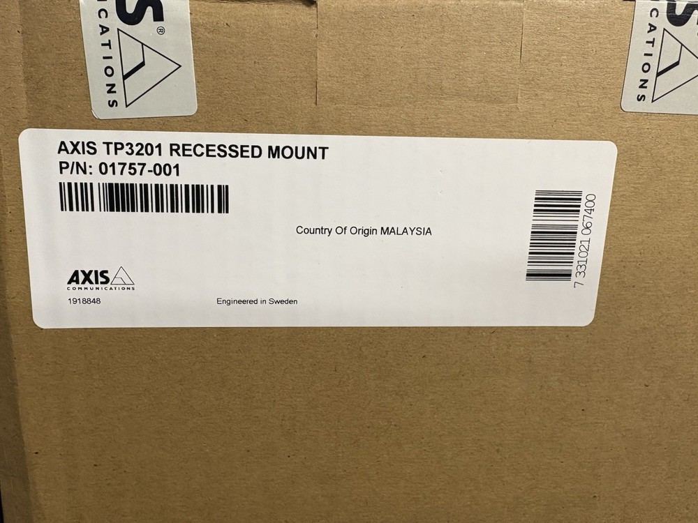 Axis TP3201-E Recessed Mount 02452-001