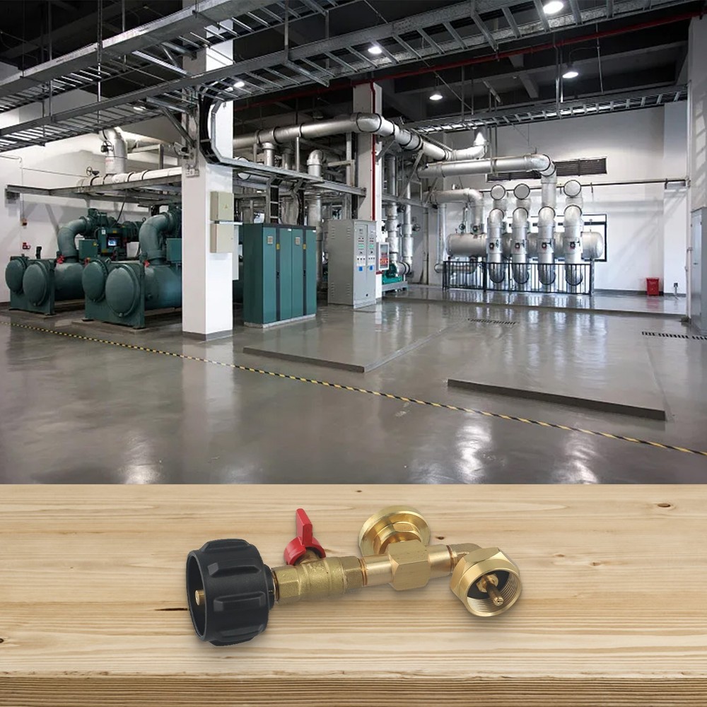 High Quality Solid Brass Propane Filling Adapter Ensures Better Sealing