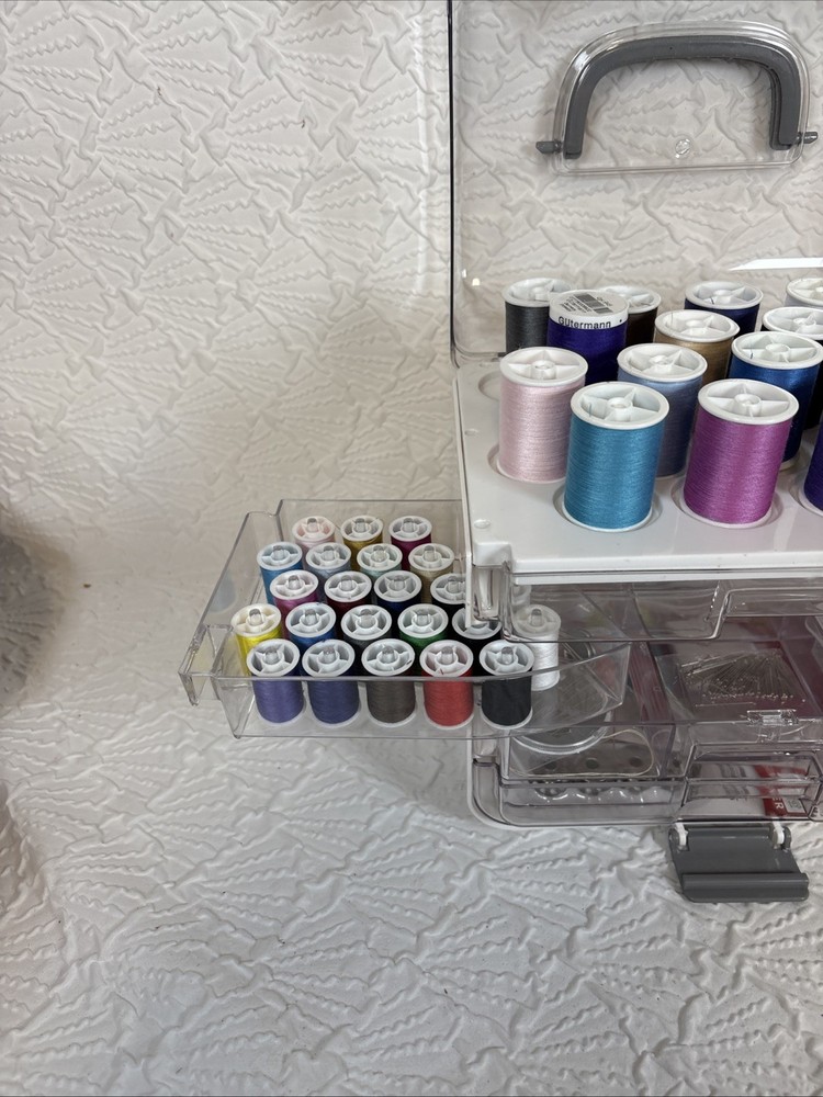 Singer Sew Essentials Storage Case With Most Sewing Items Plus Bobbin Winder