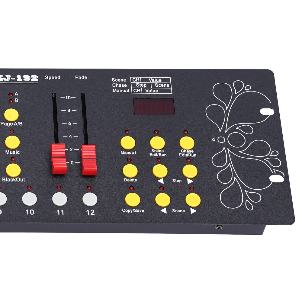 Dmx Controller 192 Channels for DJ Lighting, Stage & Party Use