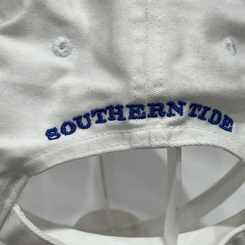 Southern Tide White Skipjack Hat Cap One Size Adjustable Strap
