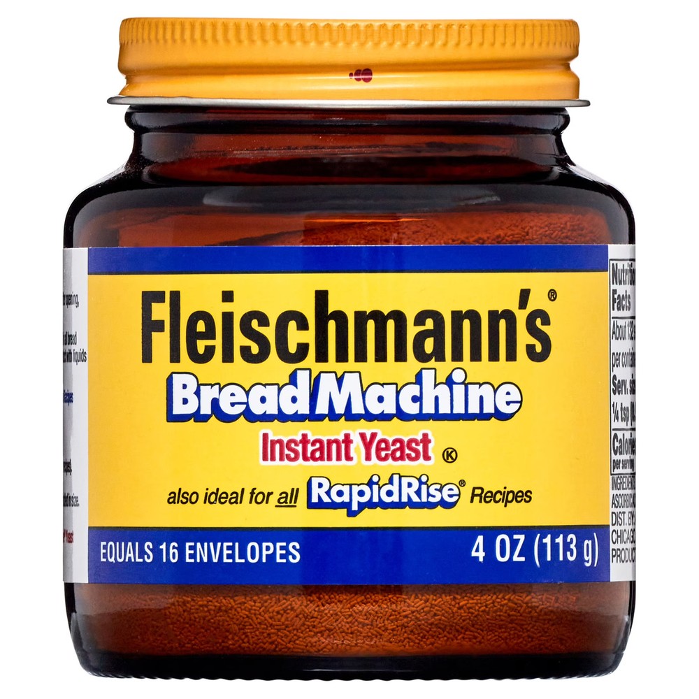 Classic Bread Machine Instant Yeast 4 oz Jar.