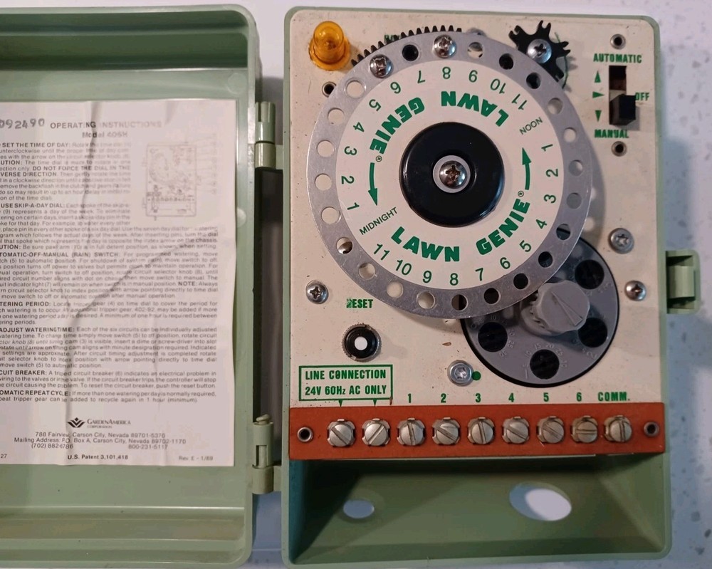 Lawn Genie Model R-406 Sprinkler Timer