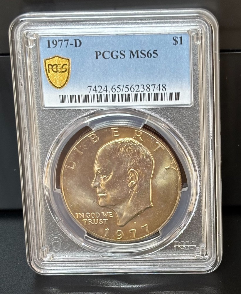1977-D EISENHOWER DOLLAR PCGS MS 65