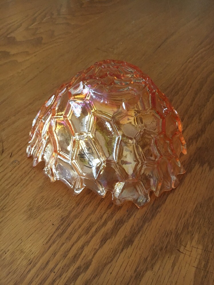 Candy Dish Marigold Colored