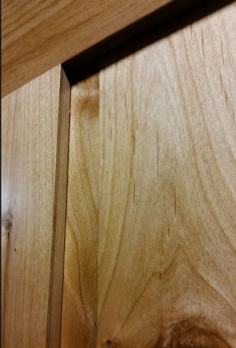 4 Panel Flat Shaker Knotty Alder Stain Grade Solid Core Interior Wood Door Doors