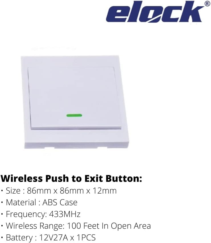 EROKKU 600lbs Commercial Electromagnetic Lock kit Wireless Access Remote Control
