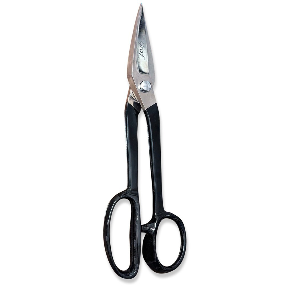 Graf 12" Heavy Duty Pattern Making Snips Cutting Shears Scissors Manila Paper BK