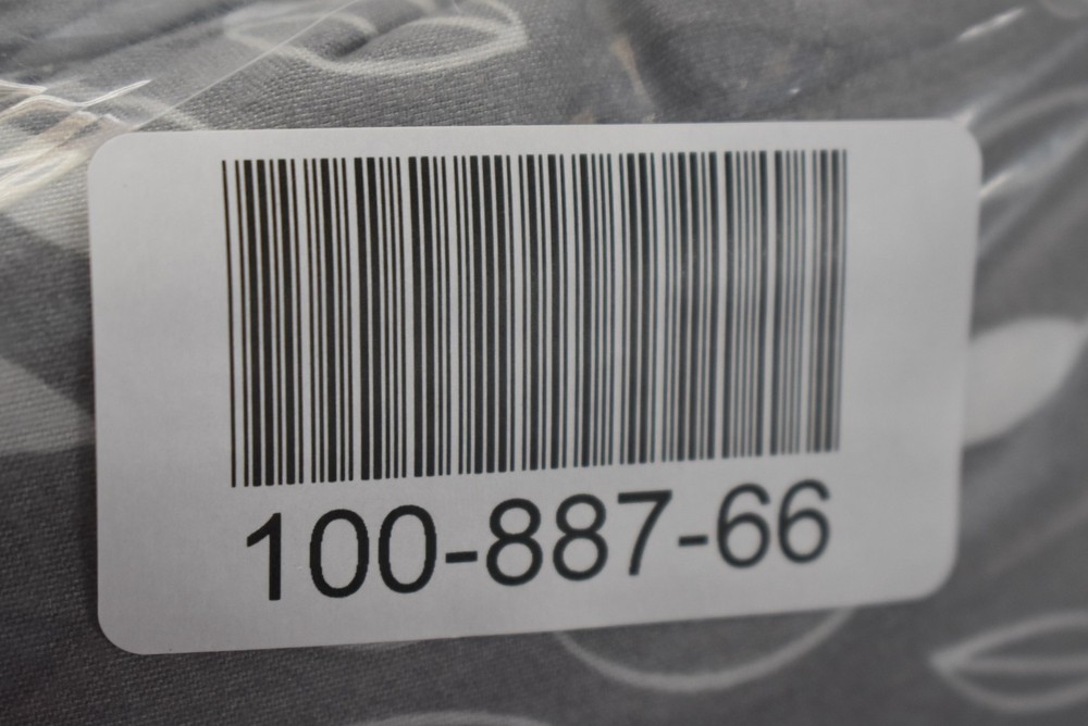 Southshore Fine Linens Comforter King Grey White Leaf Pattern Bedding Polyester