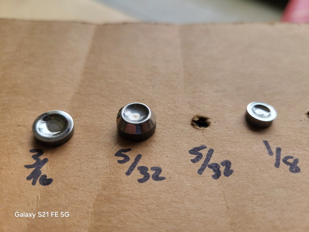 3 PC Rivet squeezer Set  Button Head