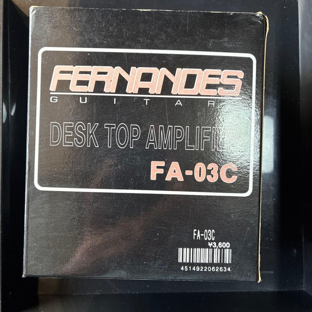 Rare FERNANDES FA-03C Desktop Mini Amp Skeleton