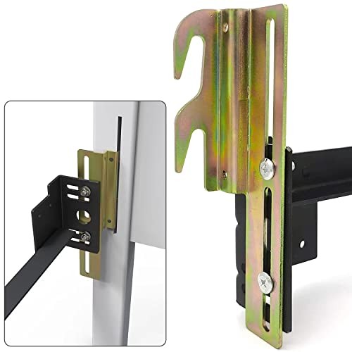 2Pcs #711 Bolt-On to Hook-On Bed Frame Conversion Brackets 2pcs Bed Frame Hooks