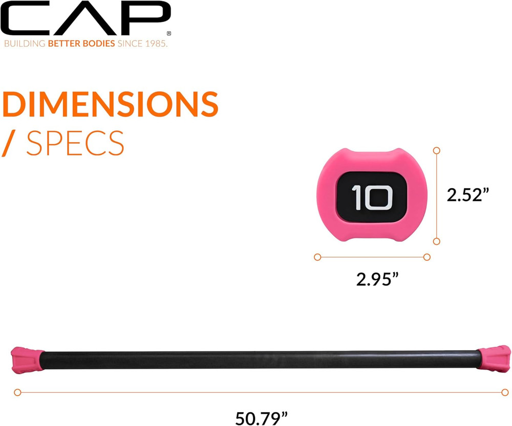 Weighted Workout Bar | 5-20 lb | Multiple Options