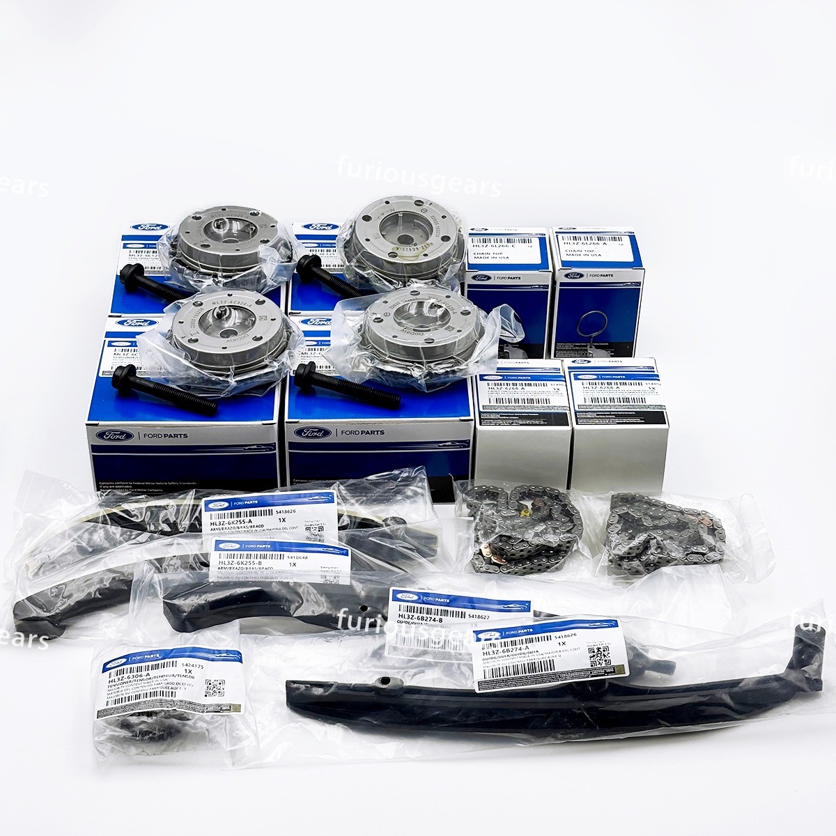 OEM Timing Chain Kit For 17-24 Ford F150 3.5L Ecoboost ML3Z-6C526-A, HL3Z-6268-A