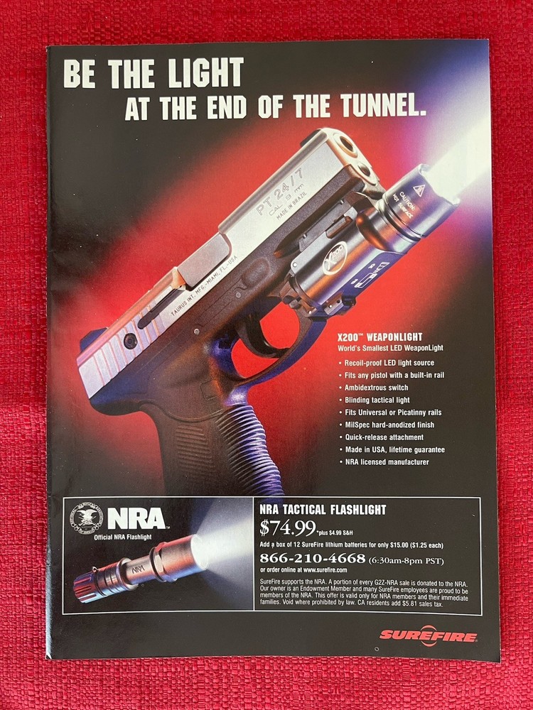 Surefire X200 Weapon light 2005 Print Ad