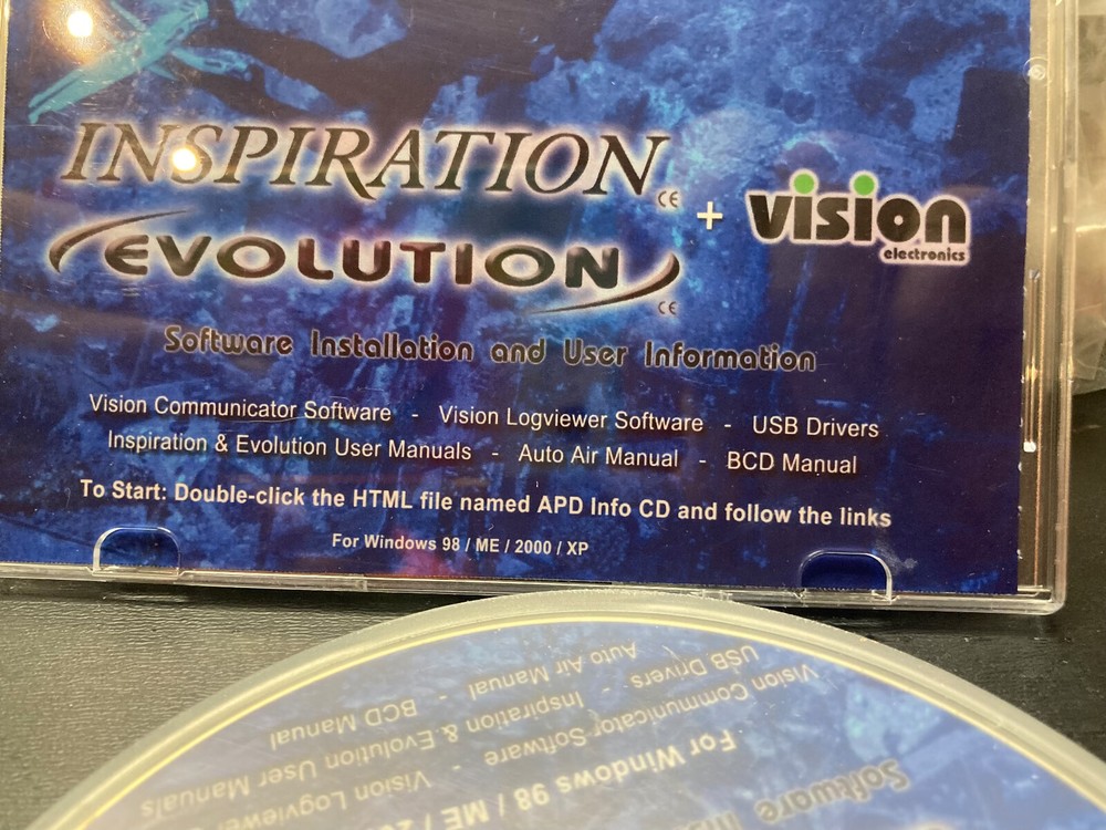 SilentDiving/Ambiennt Pressuree Vision Software DVD-Blue Version