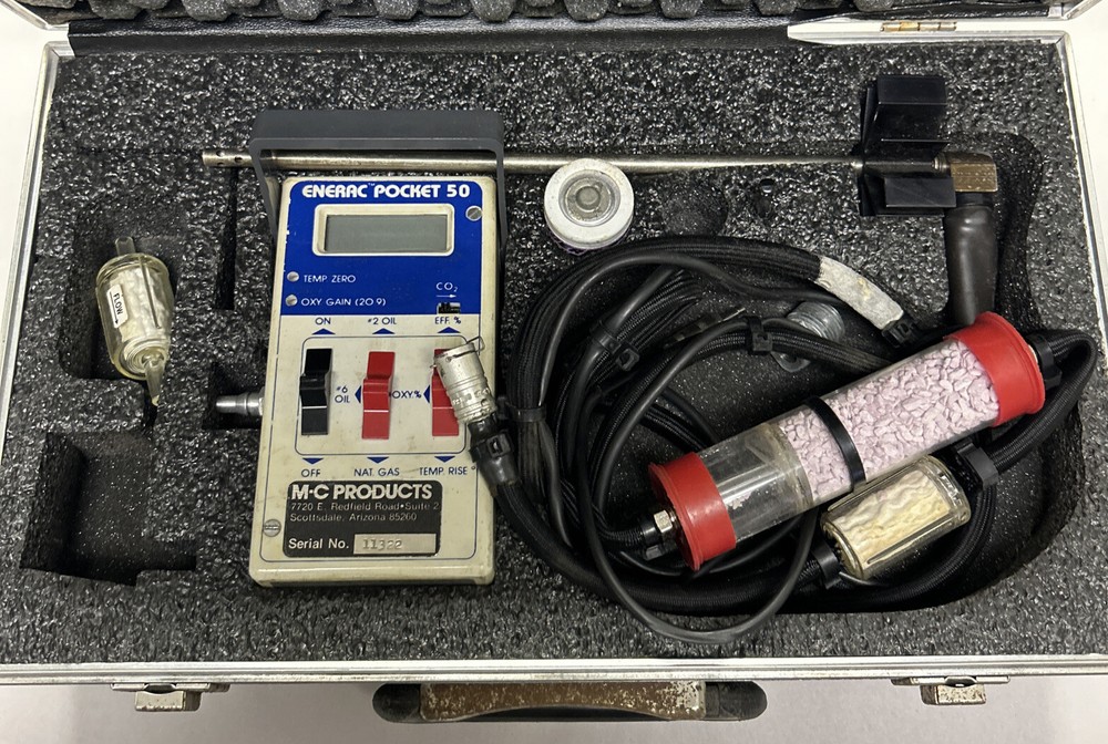 MC PRODUCTS,ENERAC POCKET 50,COMBUSTION ANALYZER