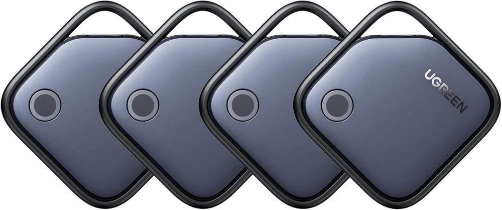 UGREEN Finetrack Air Tracker Tags (Ios Only) 4 Pack, 2-Year Replaceable Battery