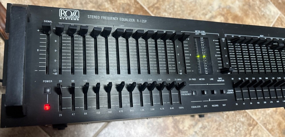 Ross Systems Stereo Frequency Equalizer R-12SP