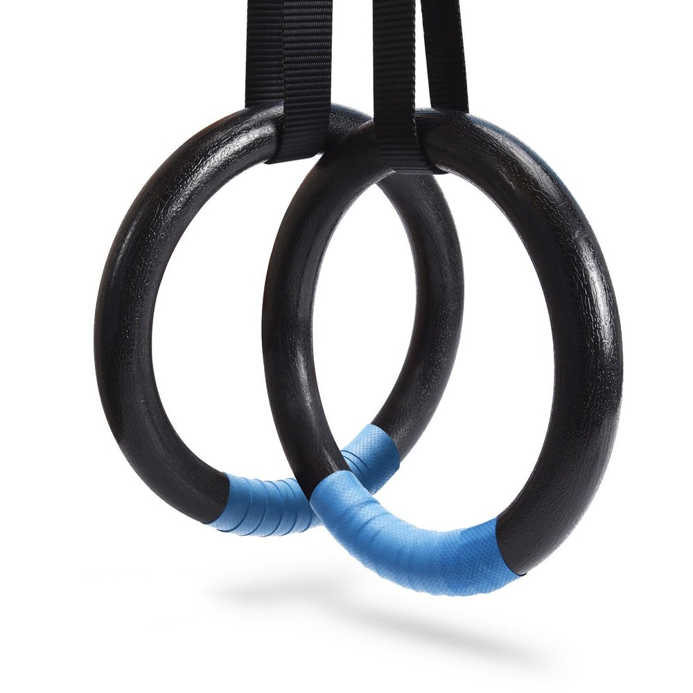 Gymnastic Rings 1100lbs 14.76ft Adjustable Buckle Straps Pull Up Exercise Set