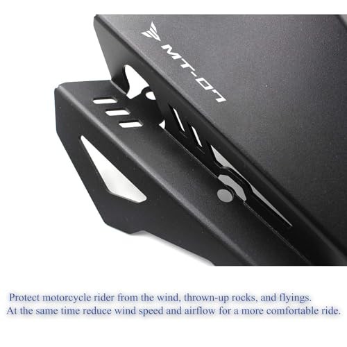 Motorcycle Windshield Windscreen Airflow Wind Screen Deflector CNC Aluminum