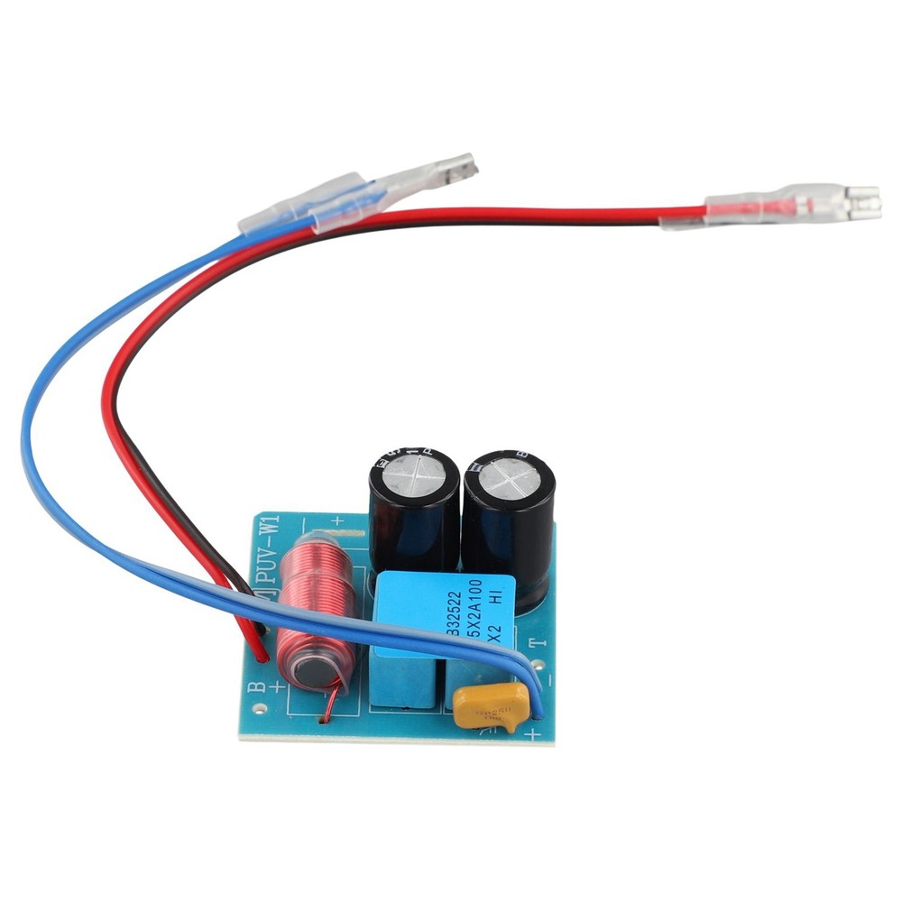 60W 2 Way Audio Speaker Frequency Divider Treble   2 Unit Crossover1225