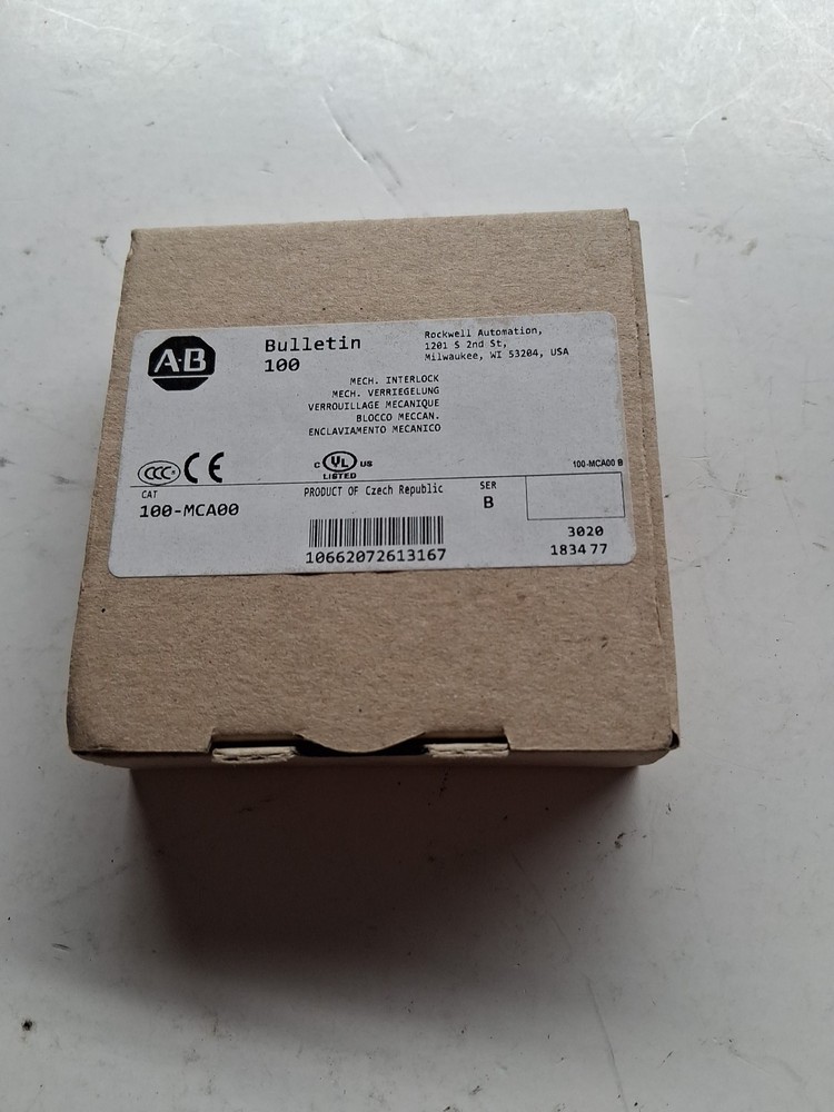 Allen-Bradley 100-MCA00 Mechanical Auxiliary Contactor Interlock Ser B