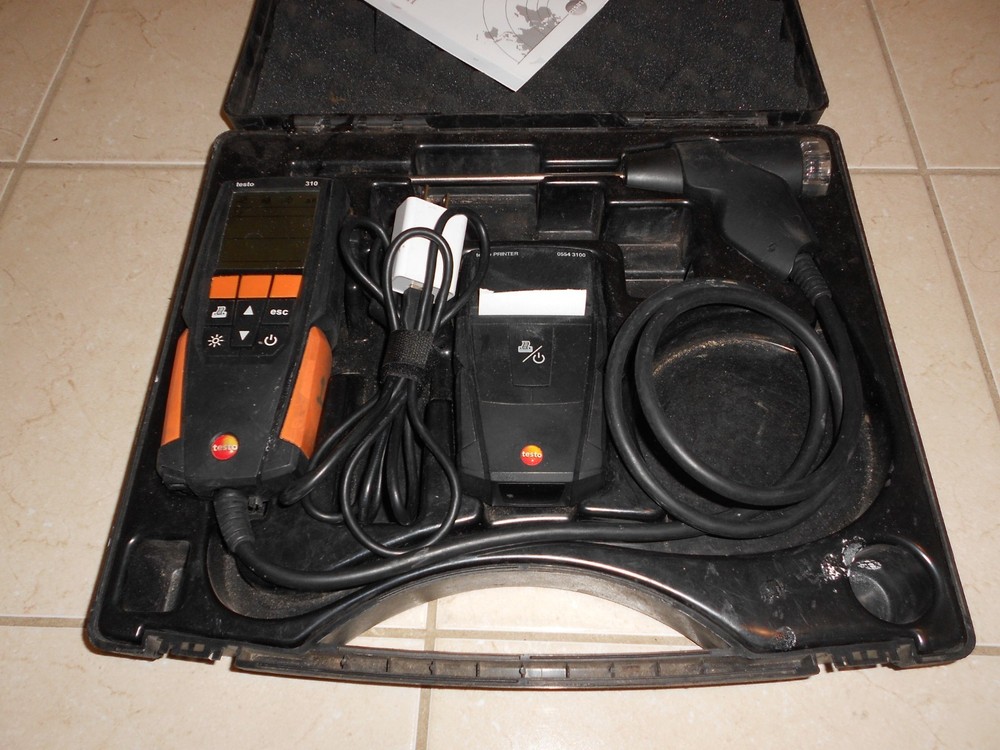 TESTO MODEL 310 COMBUSTION ANALYZER WITH PRINTER UNTESTED