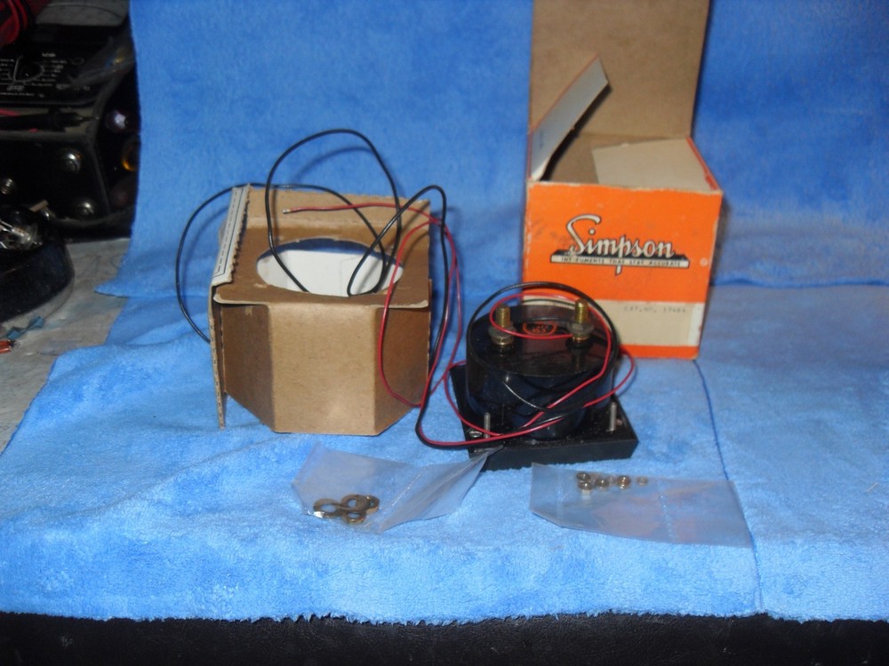 Simpson Model 1227 Range 0-50 DC Amps , NOS