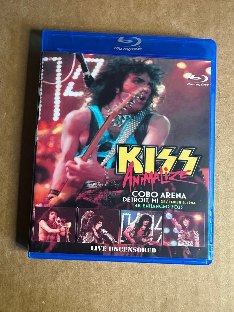 KISS - Animalize Live Uncensored 1984 Blu-ray Paul Stanley Gene Simmons