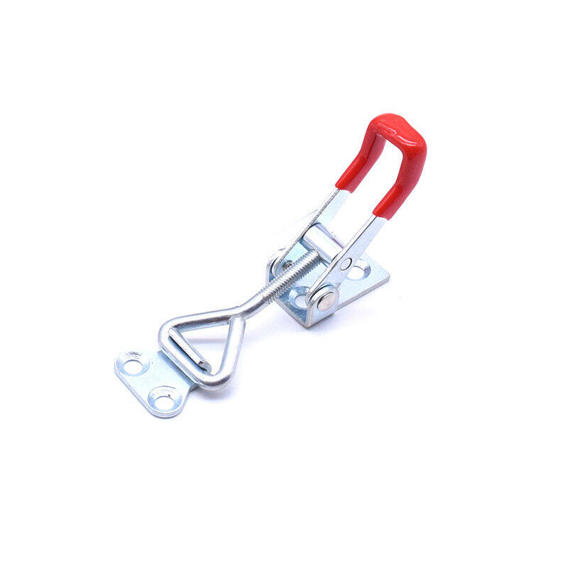 4Pcs Heavy Duty Steel Toggle Latch Catches Adjustable Lock Clamp For Boxes Case