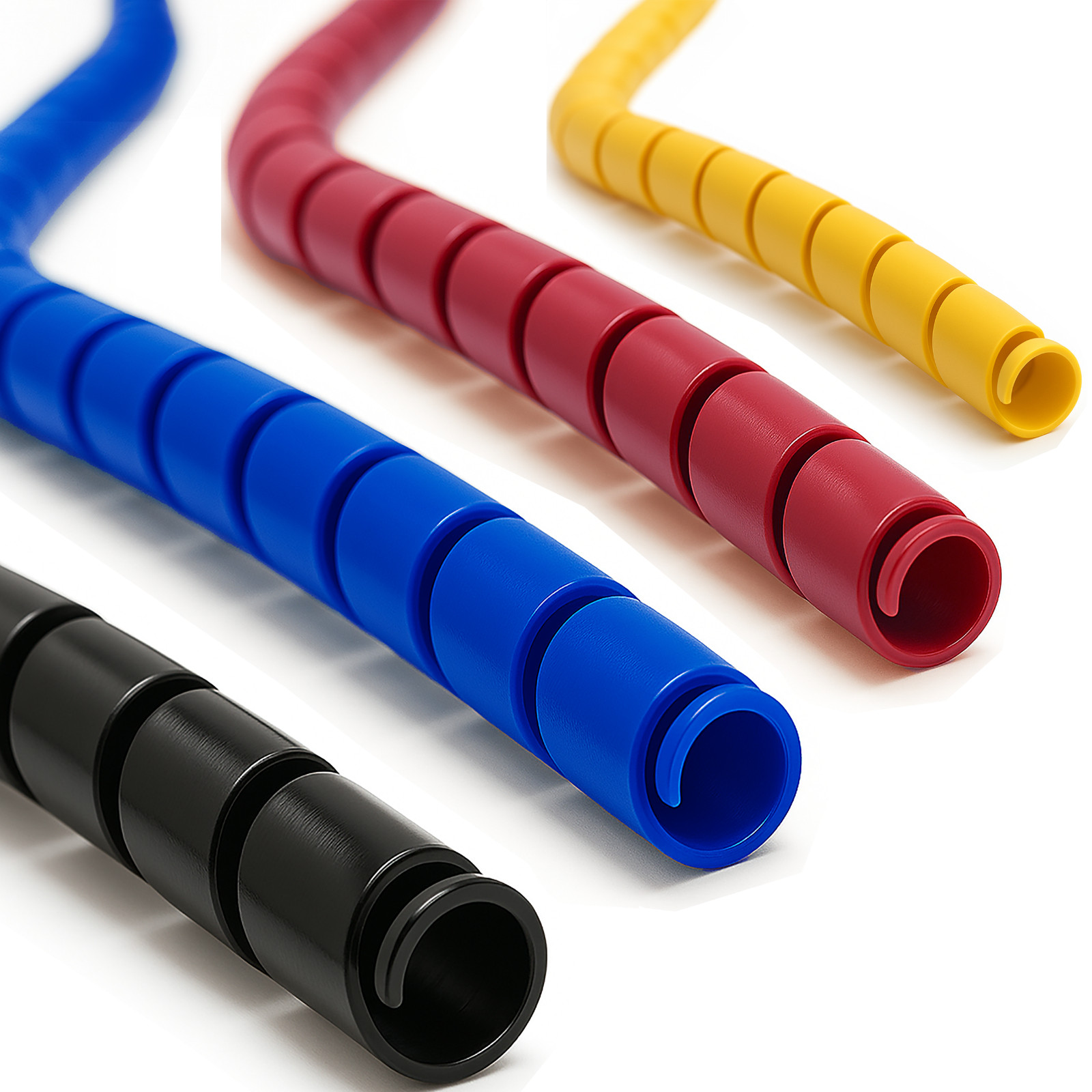 Heavy Duty (HDPE) Spiral Wrap to Protect Hoses & Cables, 1/2" - 5" Size Options