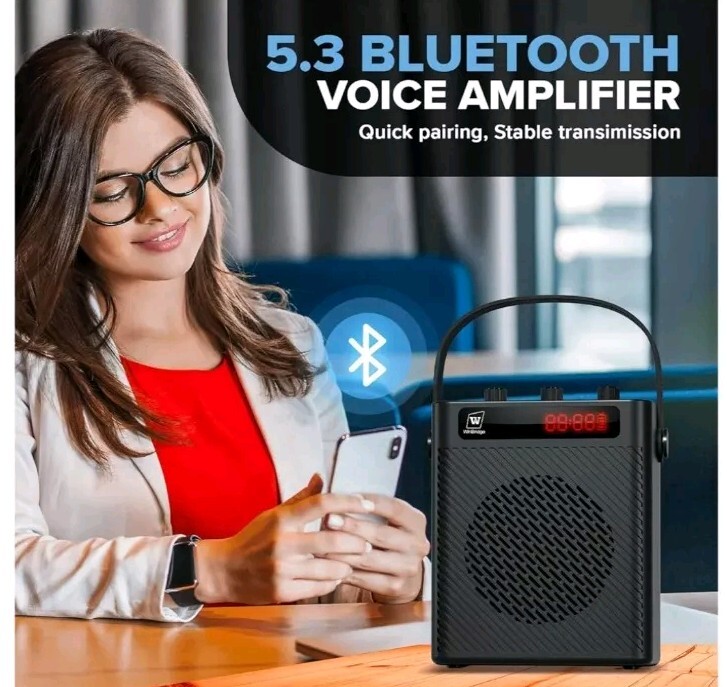 WinBridge S95 Wireless Voice Amplifier Portable Bluetooth 5.3 Wireless Headset