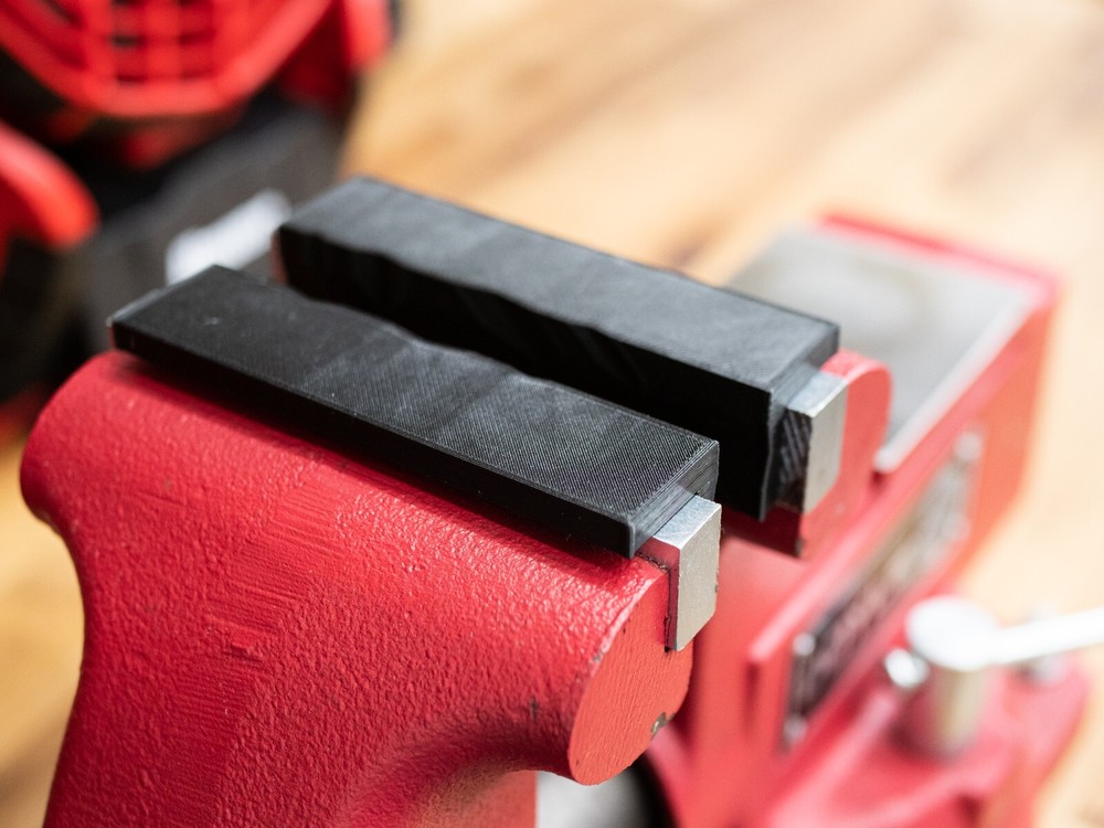 3D Printed Magnetic Soft 4" Vise Jaws