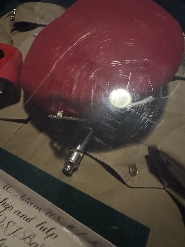 Vintage WWII Era Military Police Commemerative Jacket Hat and Whistle Lot