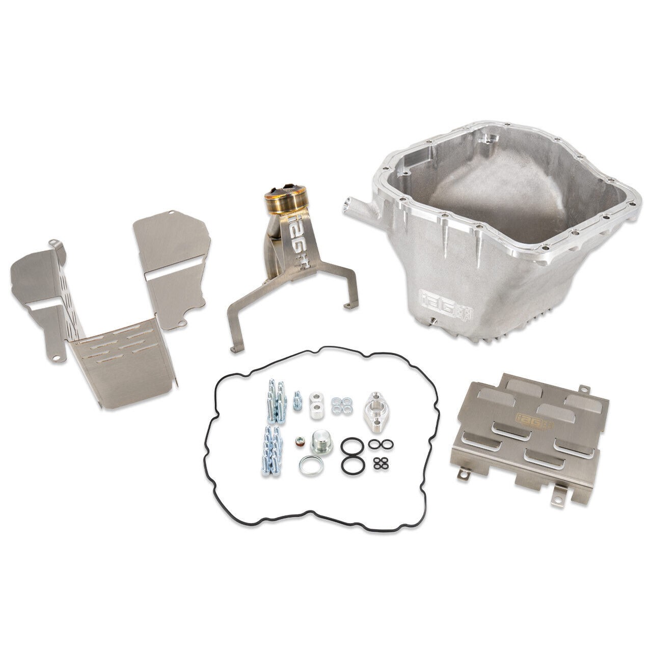 IAG Performance EJ Street Series Oil Pan Package (Silver) for Subaru EJ WRX STi