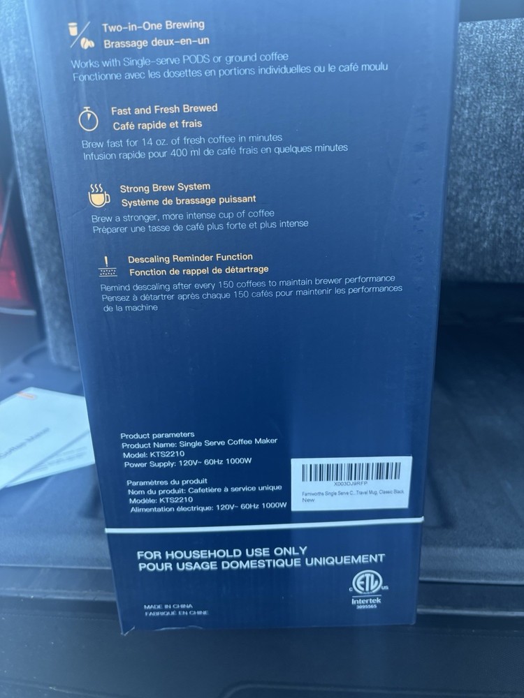 famiworths single serve coffee maker